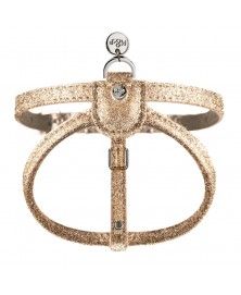 Gold Stardust Harness for dogs - Milk&Pepper