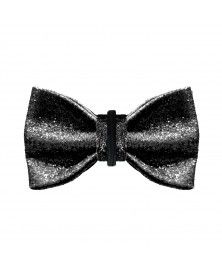 Black bow tie for dog Milkandpepper