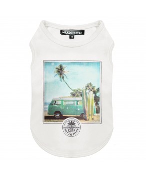 Kalapana dog T-Shirt Milk&Pepper