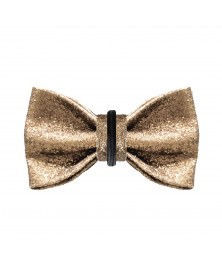 Golden dog bow tie - Milk&Pepper